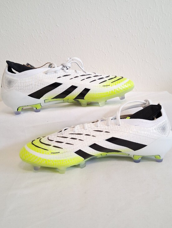 Adudas Predator Elite FG White Yellow Soccer Cleats main image 8